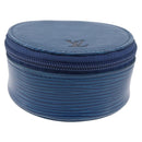LOUIS VUITTON Epi Ecrin Bijou 8 Jewelry Box Blue M48215 LV Auth ARZ259-13