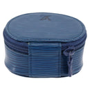 LOUIS VUITTON Epi Ecrin Bijou 8 Jewelry Box Blue M48215 LV Auth ARZ259-2