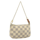 LOUIS VUITTON Damier Azur Mini Pochette Accessoires Etui N63005 LV Auth ARZ260-1