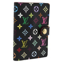 LOUIS VUITTON Multicolor Carnet de Val Mini Agenda Day Black M92652 Auth ARZ264V-1