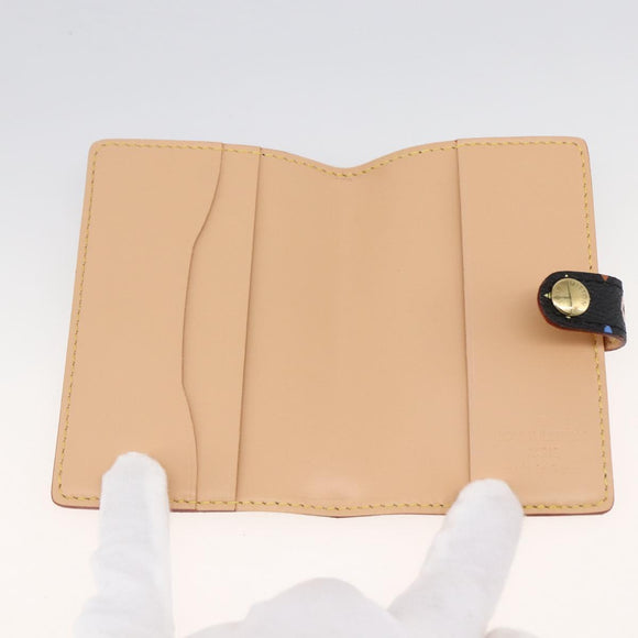 LOUIS VUITTON Multicolor Carnet de Val Mini Agenda Day Black M92652 Auth ARZ264V