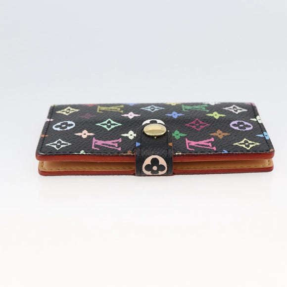 LOUIS VUITTON Multicolor Carnet de Val Mini Agenda Day Black M92652 Auth ARZ264V