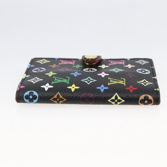 LOUIS VUITTON Multicolor Carnet de Val Mini Agenda Day Black M92652 Auth ARZ264V