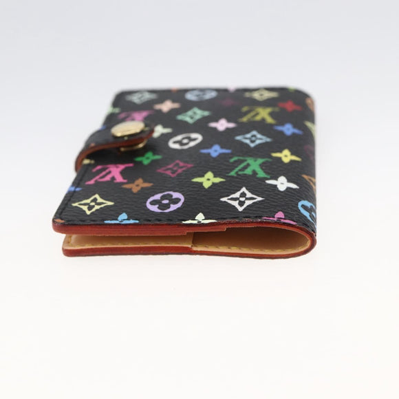 LOUIS VUITTON Multicolor Carnet de Val Mini Agenda Day Black M92652 Auth ARZ264V