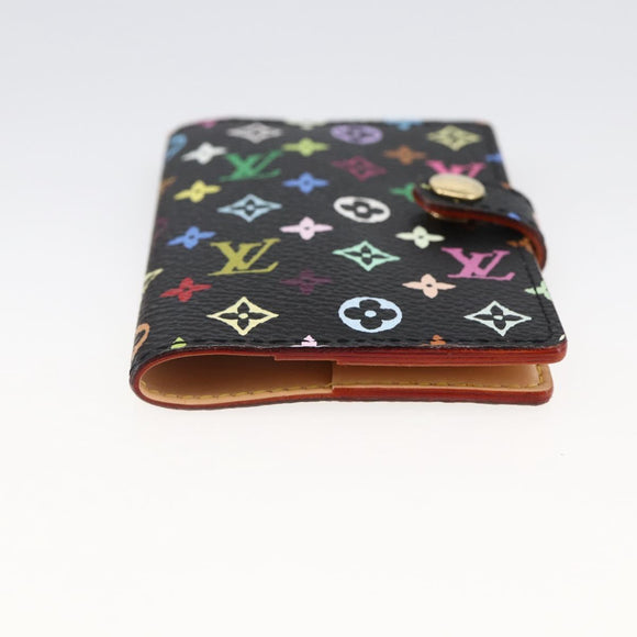 LOUIS VUITTON Multicolor Carnet de Val Mini Agenda Day Black M92652 Auth ARZ264V