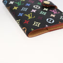 LOUIS VUITTON Multicolor Carnet de Val Mini Agenda Day Black M92652 Auth ARZ264V-9