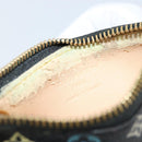 LOUIS VUITTON Multicolor Pochette Cles Coin Purse Black M13664 LV Auth ARZ265-14