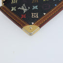 LOUIS VUITTON Multicolor Pochette Cles Coin Purse Black M13664 LV Auth ARZ265-9