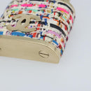 CHANEL COCO Mark Brooch Tweed Multicolor CC Auth ARZ267M-14