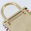 CHANEL COCO Mark Brooch Tweed Multicolor CC Auth ARZ267M-4