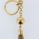 LOUIS VUITTON Porte Cles Swing Key Holder metal Gold Tone M65997 LV Auth ARZ269V-10