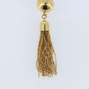 LOUIS VUITTON Porte Cles Swing Key Holder metal Gold Tone M65997 LV Auth ARZ269V-11
