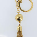 LOUIS VUITTON Porte Cles Swing Key Holder metal Gold Tone M65997 LV Auth ARZ269V-5