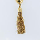 LOUIS VUITTON Porte Cles Swing Key Holder metal Gold Tone M65997 LV Auth ARZ269V-6