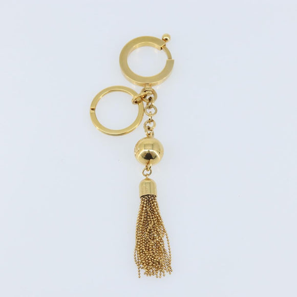 LOUIS VUITTON Porte Cles Swing Key Holder metal Gold Tone M65997 LV Auth ARZ269V