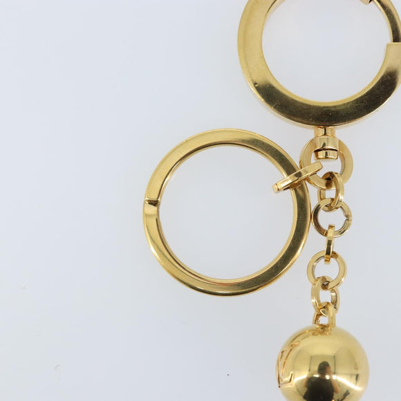 LOUIS VUITTON Porte Cles Swing Key Holder metal Gold Tone M65997 LV Auth ARZ269V