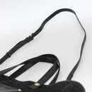 PRADA Tragetasche Nylon 2-Wege Schwarz Gold Authentisch ARZ275-15