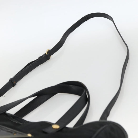 PRADA Tragetasche Nylon 2-Wege Schwarz Gold Authentisch ARZ275