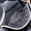 PRADA Tragetasche Nylon 2-Wege Schwarz Gold Authentisch ARZ275-24