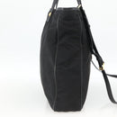 PRADA Tragetasche Nylon 2-Wege Schwarz Gold Authentisch ARZ275-3