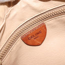 CELINE Macadam Canvas Shoulder Bag PVC Leather Brown Gold Auth ARZ276-17