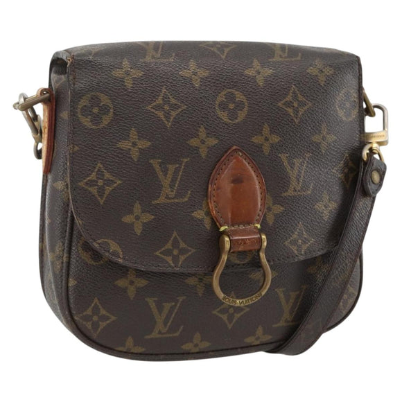 LOUIS VUITTON Monogram Saint Cloud MM Shoulder Bag M51243 LV Auth ARZ277