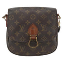 LOUIS VUITTON Monogram Saint Cloud MM Shoulder Bag M51243 LV Auth ARZ277-13