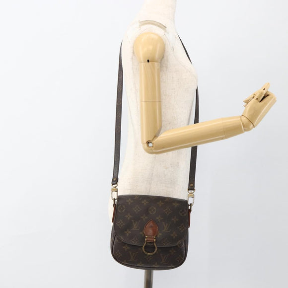 LOUIS VUITTON Monogram Saint Cloud MM Shoulder Bag M51243 LV Auth ARZ277