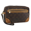LOUIS VUITTON Monogram Marly Dragonne GM Clutch Bag M51825 LV Auth ARZ278-1