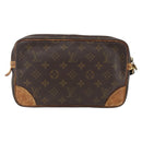 LOUIS VUITTON Monogram Marly Dragonne GM Clutch Bag M51825 LV Auth ARZ278-2