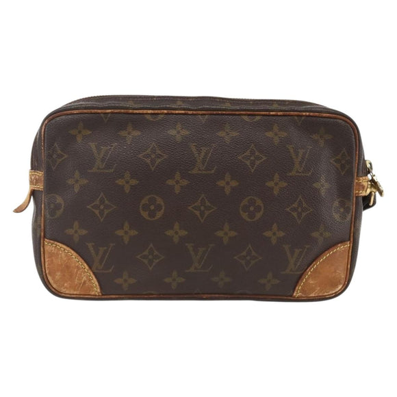 LOUIS VUITTON Monogram Marly Dragonne GM Clutch Bag M51825 LV Auth ARZ278