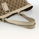 GUCCI GG Canvas Abbey Tote Bag Beige Gold 141472 Auth ARZ280-7