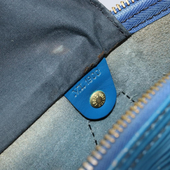LOUIS VUITTON Epi Speedy 30 Hand Bag Toledo Blue M43005 LV Auth ARZ281