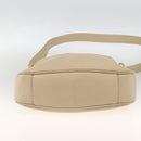 GUCCI Bamboo Hand Bag Leather 2way Beige Gold 001 1638 3754 Auth ARZ285-11