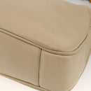 GUCCI Bamboo Hand Bag Leather 2way Beige Gold 001 1638 3754 Auth ARZ285-12