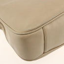 GUCCI Bamboo Hand Bag Leather 2way Beige Gold 001 1638 3754 Auth ARZ285-15