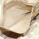 GUCCI Bamboo Hand Bag Leather 2way Beige Gold 001 1638 3754 Auth ARZ285-21