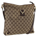 GUCCI GG Canvas Abbey Schultertasche Beige Gold 131326 Original ARZ287-1