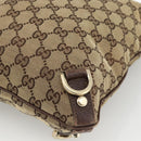 GUCCI GG Canvas Abbey Schultertasche Beige Gold 131326 Original ARZ287-10