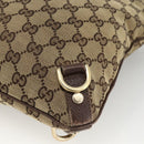 GUCCI GG Canvas Abbey Schultertasche Beige Gold 131326 Original ARZ287-12