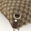 GUCCI GG Canvas Abbey Schultertasche Beige Gold 131326 Original ARZ287-13