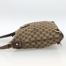 GUCCI GG Canvas Abbey Schultertasche Beige Gold 131326 Original ARZ287-4