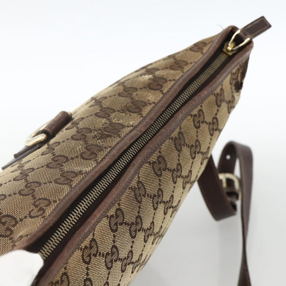 GUCCI GG Canvas Abbey Schultertasche Beige Gold 131326 Original ARZ287