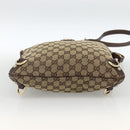 GUCCI GG Canvas Abbey Schultertasche Beige Gold 131326 Original ARZ287-9