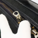 GUCCI GG Canvas Web Sherry Line Travel Bag Travel Case Black Gold Auth ARZ288-15