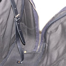 GUCCI GG Canvas Web Sherry Line Travel Bag Travel Case Black Gold Auth ARZ288-17