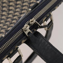 Christian Dior Trotter Canvas Garment Cover Navy Silver Auth ARZ290-8