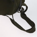PRADA Backpack Nylon Green Silver Auth ARZ291-11