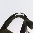 PRADA Backpack Nylon Green Silver Auth ARZ291-12