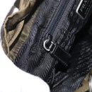 PRADA Backpack Nylon Green Silver Auth ARZ291-29